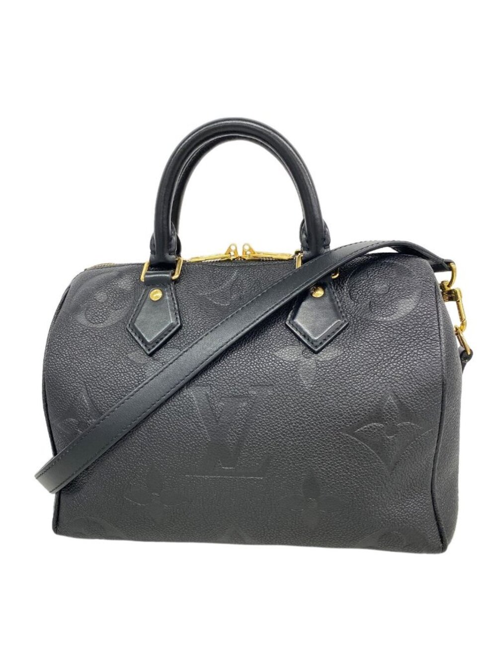 Louis Vuitton Handbag Monogram Empreinte Speedy Bandouliere 25 Noir 2-Way Bag